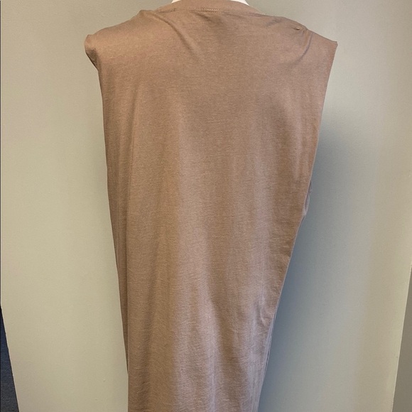 H&M Tan Sleeveless Mini Dress Relaxed Fit - Picture 6 of 10